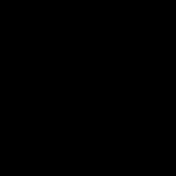 Uniform opaque black 256 by 256 pixel PNG returned by the wrong-axis control; this is a real server response and not a view of dark ocean.