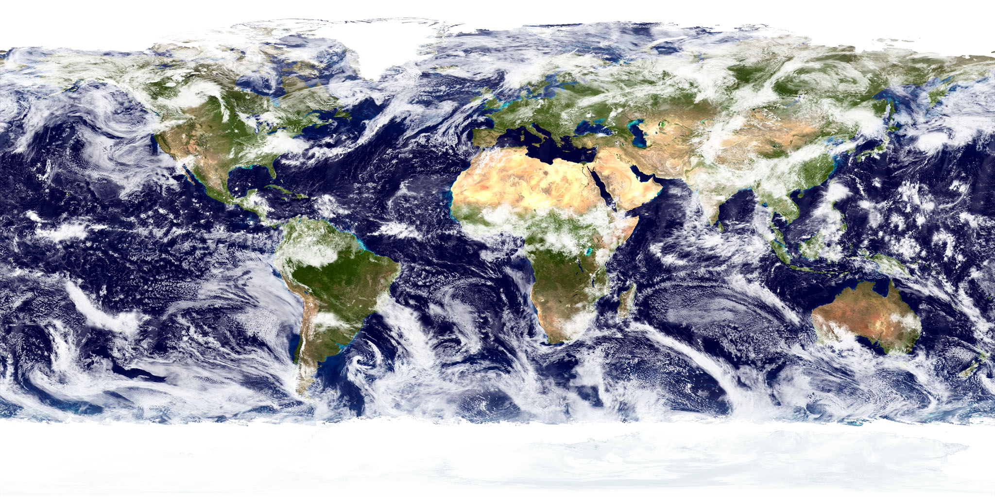 NASA Blue Marble Earth imagery